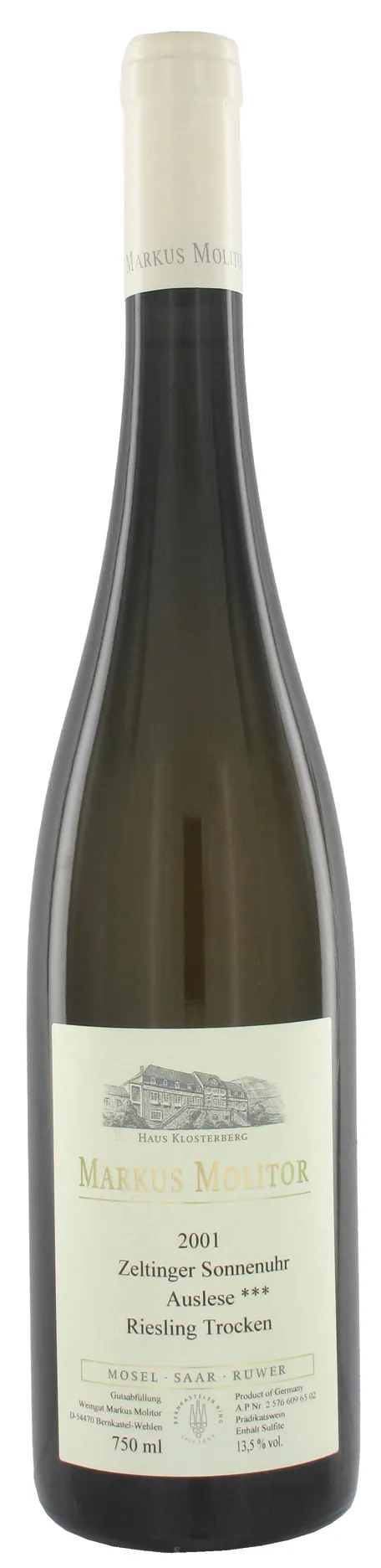 Zeltinger Sonnenuhr Riesling Auslese*** trocken