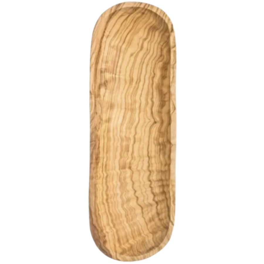 Baguette & Brotschale aus Olivenholz