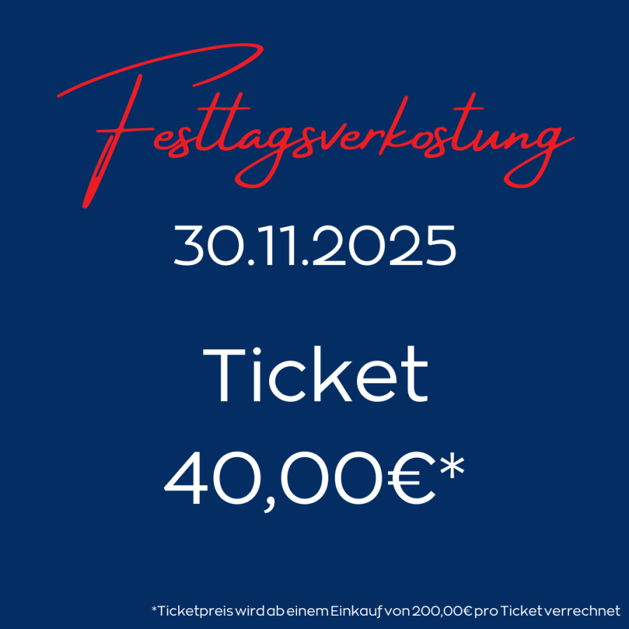 Festtagsverkostung 30.11.2025