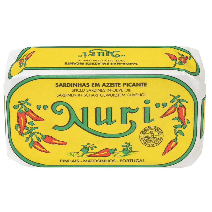Sardinen in scharf gewürzten Olivenöl 90g